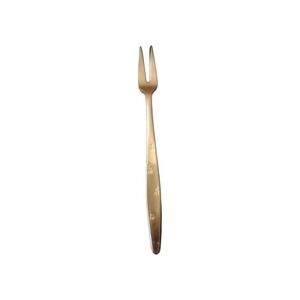 Vtg MCM Stars Oyster Fork 6" PTC5 Star Pattern Japan stainless‎ steel, discont'd